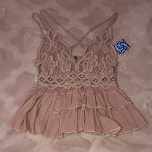 BRAND NEW Free People Mauve Adella Cami